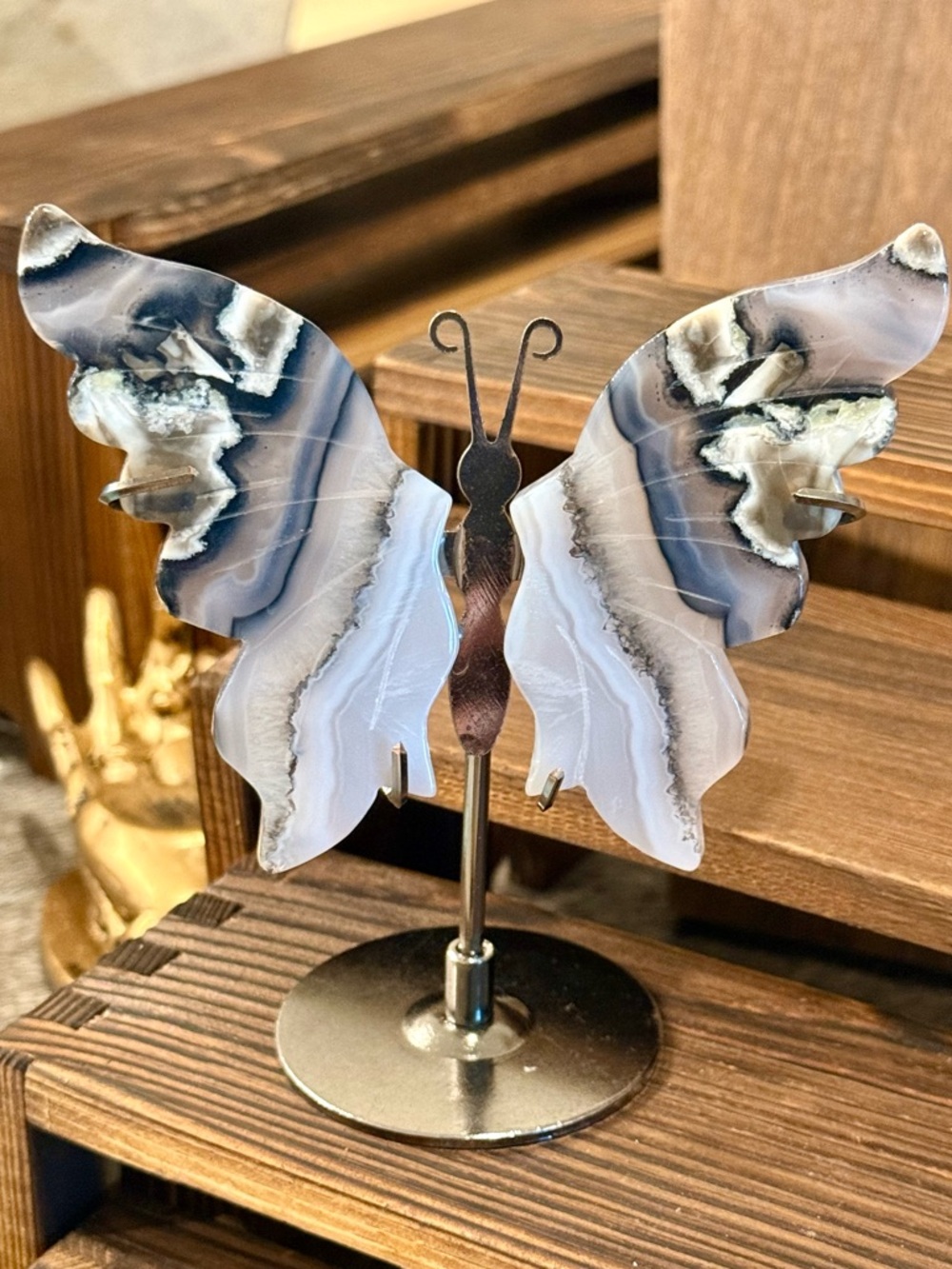 Volcano Agate Butterfly